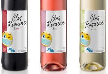 Belgique : des bouteilles de vin "Clos Roquine"