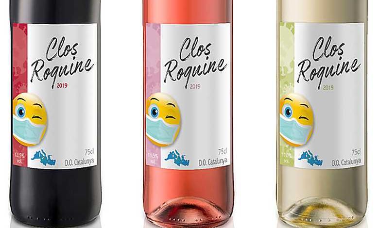 Belgique : des bouteilles de vin "Clos Roquine"