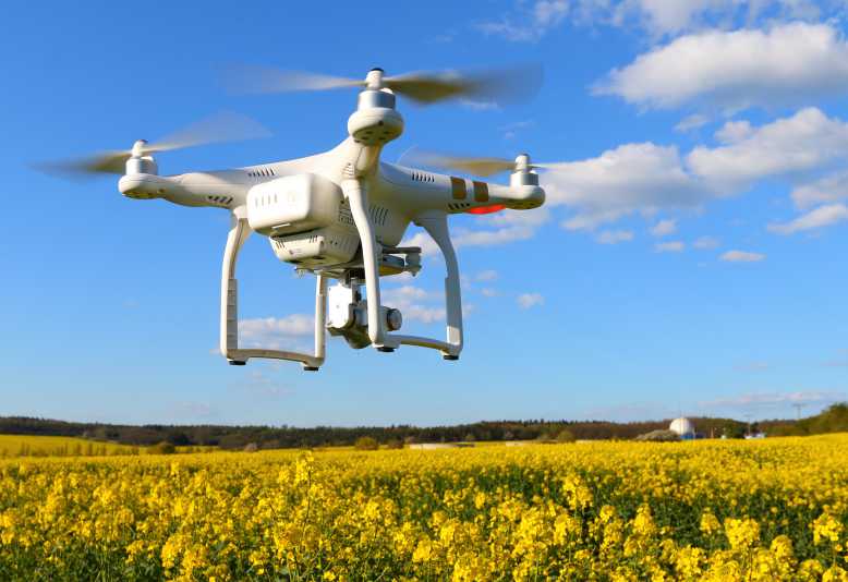 Des scientifiques travaillent sur un drone lanceur de "bulles de savons" pour polliniser les fleurs des arbres fruitiers
