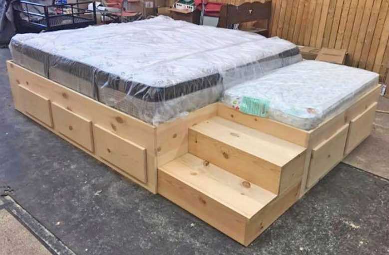 Un américain construit des lits un peu spéciaux... avec une partie réservée à vos animaux !