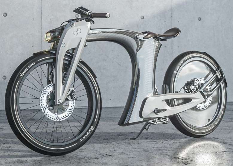 Carbogatto H7 : une moto électrique russe au design pour le moins surprenant