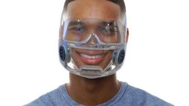 Precimask : un masque transparent anti-buée, nettoyable, sans consommable... et doté d'une visière amovible !