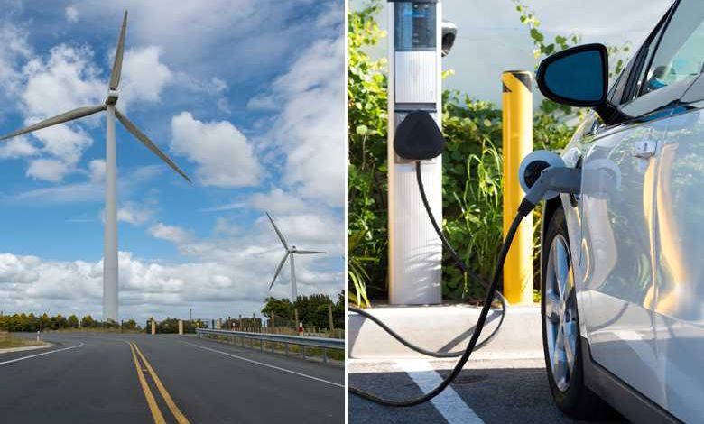 Voiture électriques : 80 bornes de recharge alimentée par des éoliennes vont être installée sur les autoroutes