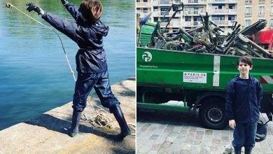 Bravo ! Ce petit bonhomme de 10 ans dépollue la Seine avec ses aimants...