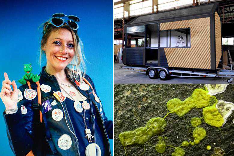 Une Tiny-House low-tech pilotable par un blob... l'incroyable projet de Cécile Ravaux