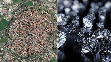 Construite au cœur du cratère d’une météorite, le sol de la ville allemande de Nördlingen regorge de diamants !  