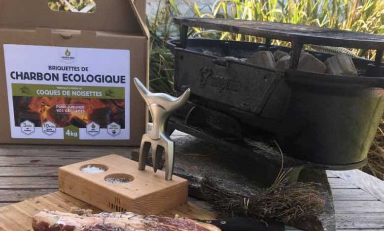 GreenBBQ, un nouveau type de "charbon de bois" écologique à base de coque de noisettes !