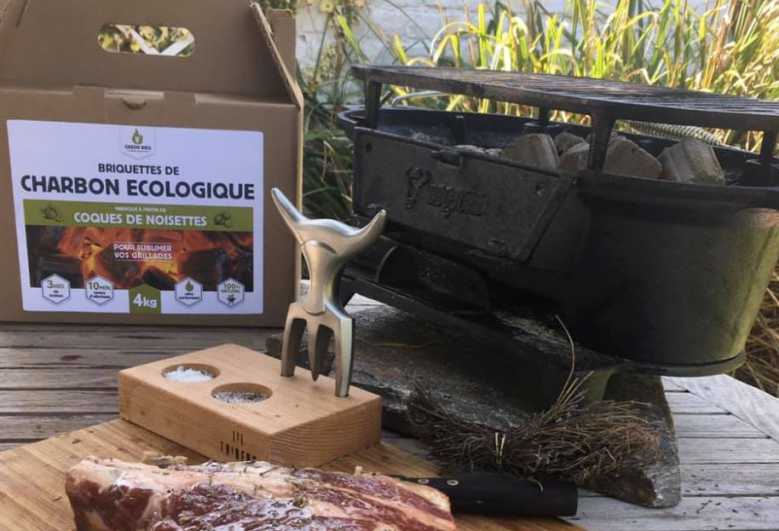 GreenBBQ, un nouveau type de "charbon de bois" écologique à base de coque de noisettes !