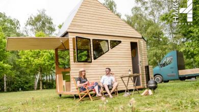 Haaks Camper : une petite maison nomade qui se dépose en quelques minutes