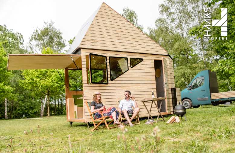 Haaks Camper : une petite maison nomade qui se dépose en quelques minutes