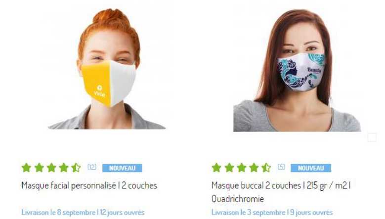 Maxilia : cette entreprise propose des masques personnalisés