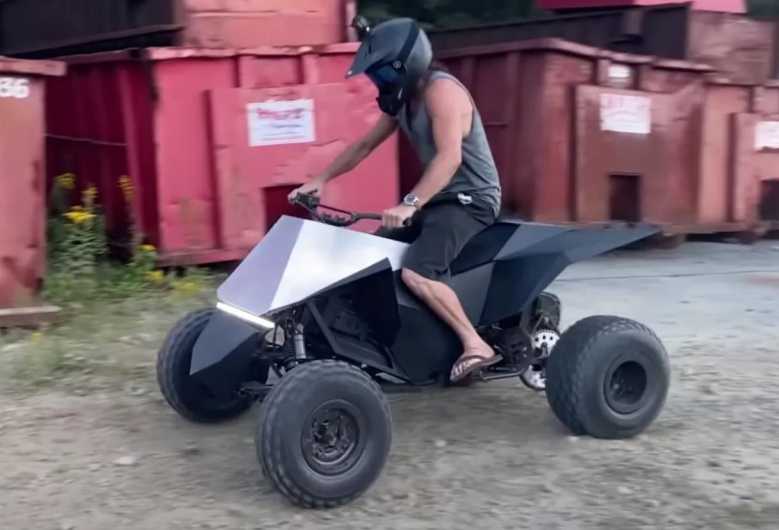 Ils créent une réplique du quad électrique de Tesla et atteignent les 160 km/h