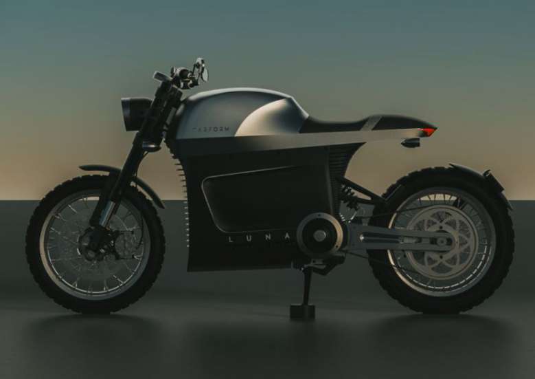 L'américain Tarform dévoile la Luna, une moto électrique, évolutive et durable