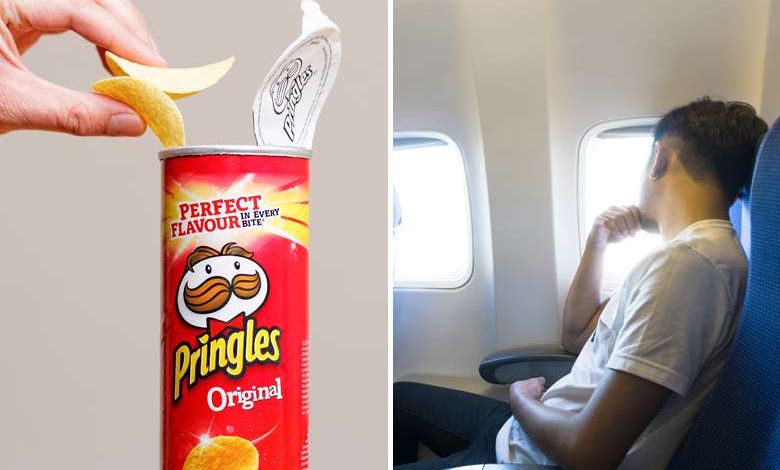 Un passager a grignoté des Pringles pendant 4 heures pour éviter de porter un masque dans l’avion