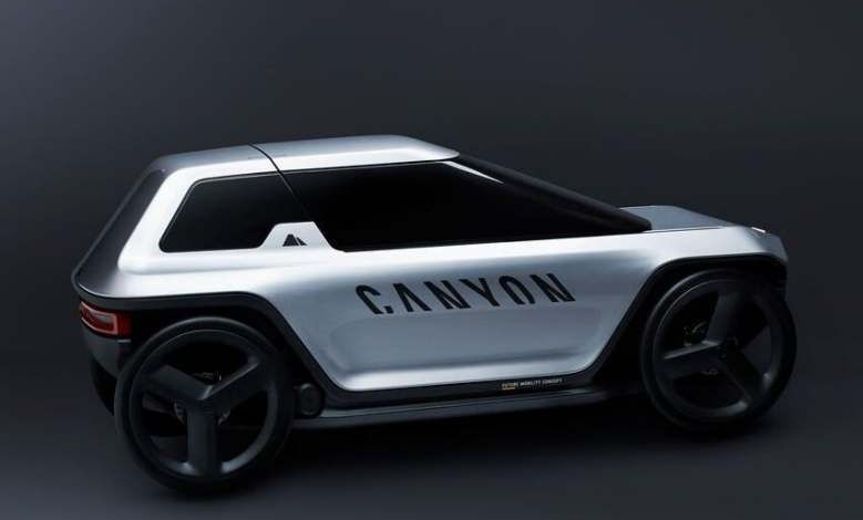 Canyon présente un concept de voiture électrique avec... des pédales !