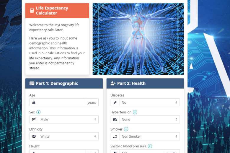 Développée par des chercheurs, l'application My Longevity serait capable de calculer votre espérance de vie