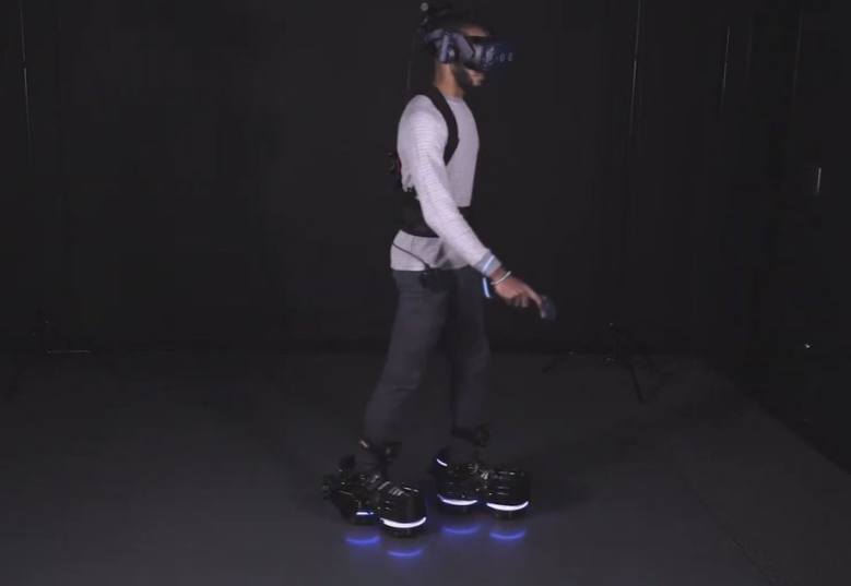 Ekto One VR, des chaussures pour marcher en réalité virtuelle, sans réellement se déplacer