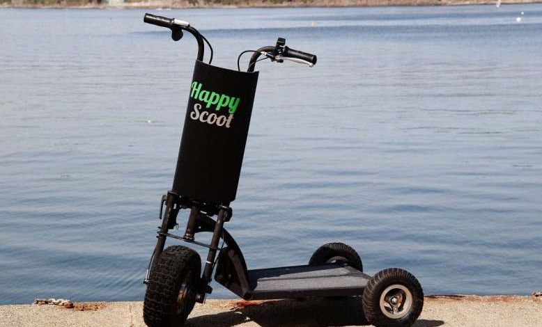 Happy Scoot, une trottinette électrique à 3 roues (made in France) pour les personnes à mobilité réduite