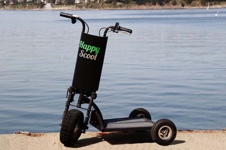 Happy Scoot, une trottinette électrique à 3 roues (made in France) pour les personnes à mobilité réduite