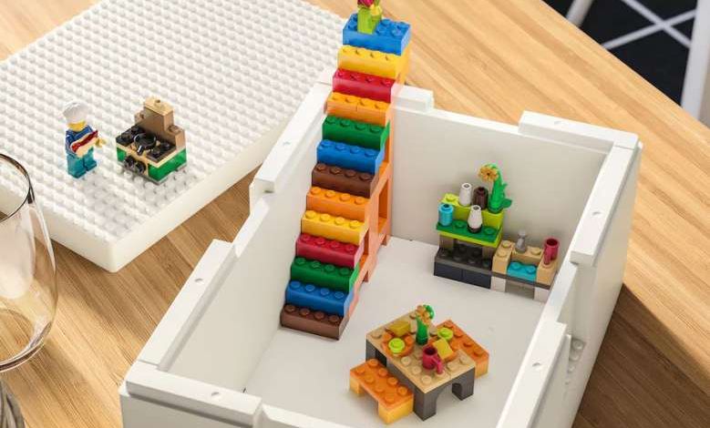 LEGO et d’IKEA dévoilent la BYGGLEK, une boite de rangement pour les LEGO