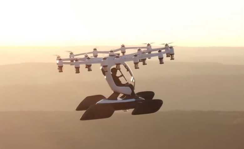 Hexa, un véhicule volant monoplace développé en partenariat avec l’US Air Force