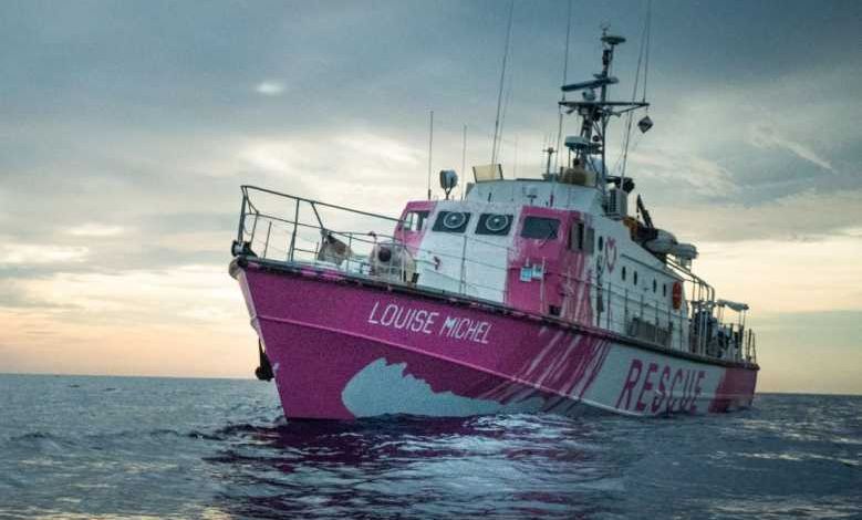 Louise Michel, le bateau de sauvetage de l'artiste Banksy
