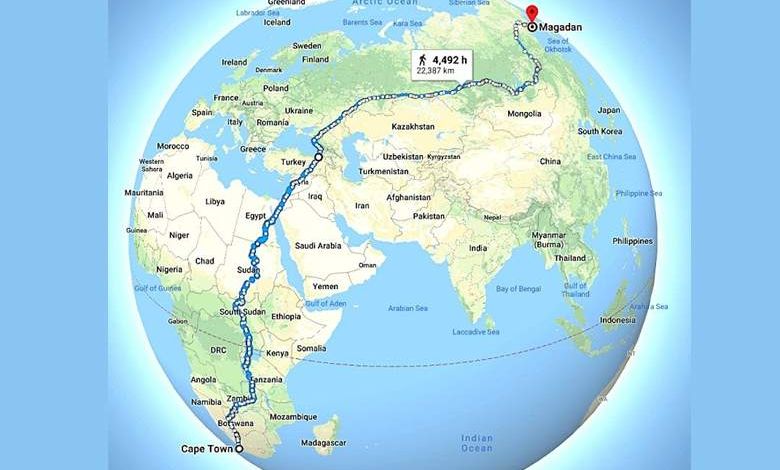 Voici l'une des plus longues marches ininterrompues qu'il est possible de réaliser sur Terre