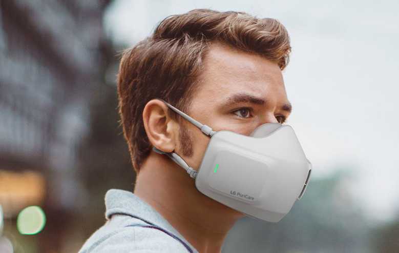 LG dévoile son masque "PuriCare Wearable Air Purifier" avec purificateur d'air intégré