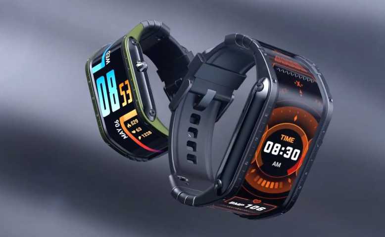 Nubia Watch : une smartwatch avec un grand écran enroulable et flexible