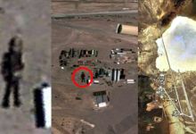 Un chasseur d'ovnis pense avoir découvert un gigantesque robot dans la zone 51 avec Google Earth