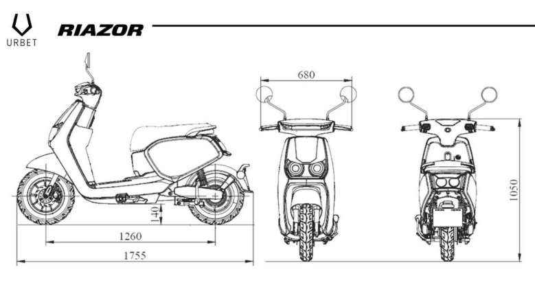 Riazor : un nouveau scooter électrique de 2500W signé Urbet