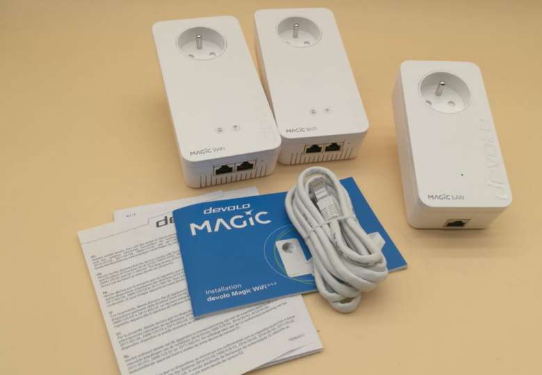 Magic 2 LAN triple CPL - Internet par la prise électrique