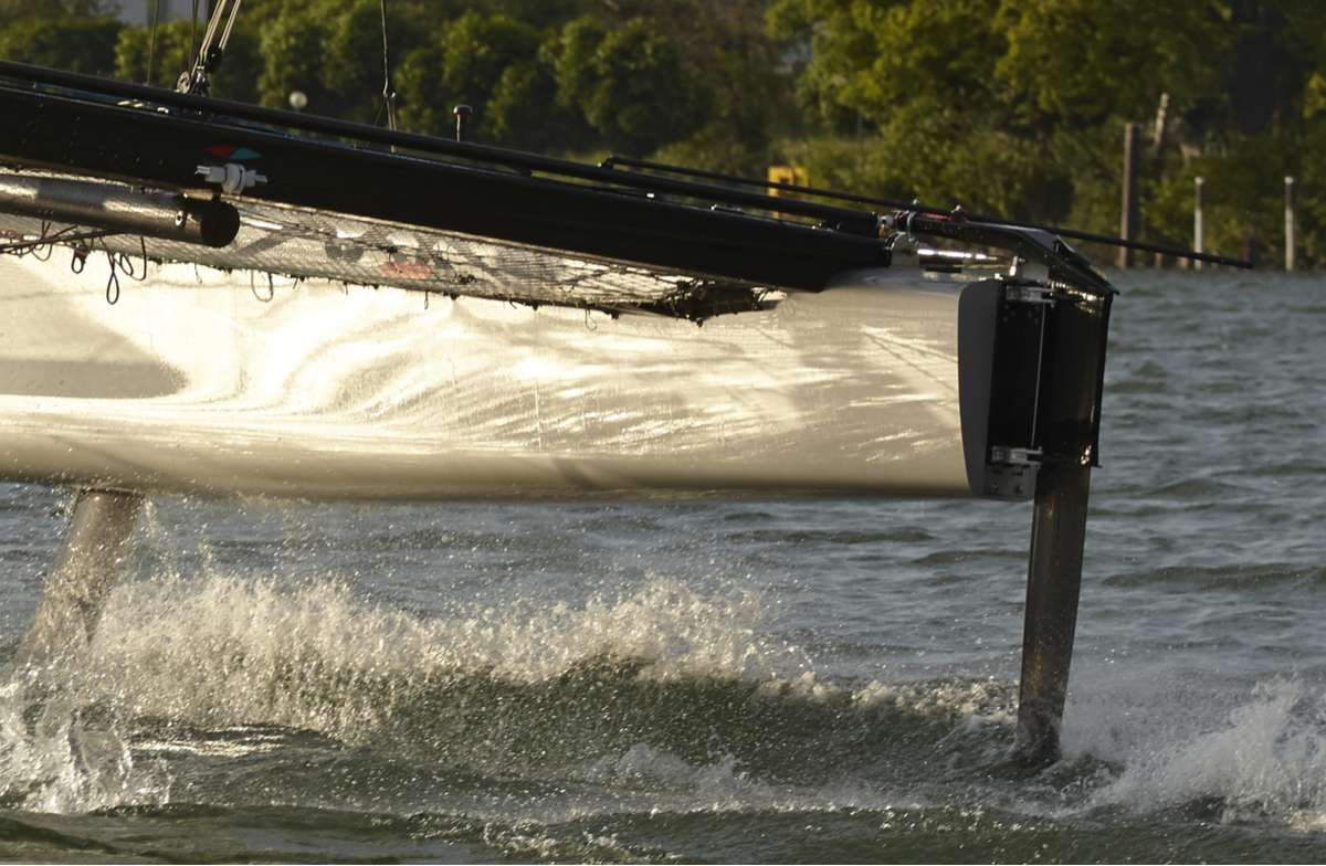 Alcidaé : ils inventent un foil en kit pour faire "voler" les bateaux traditionnels