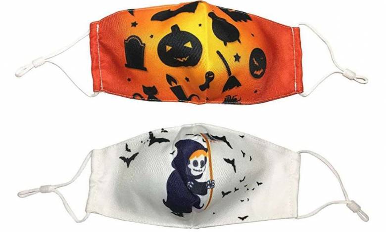 Masques Halloween : des masques de protection rigolos pour chasser les bonbons ?