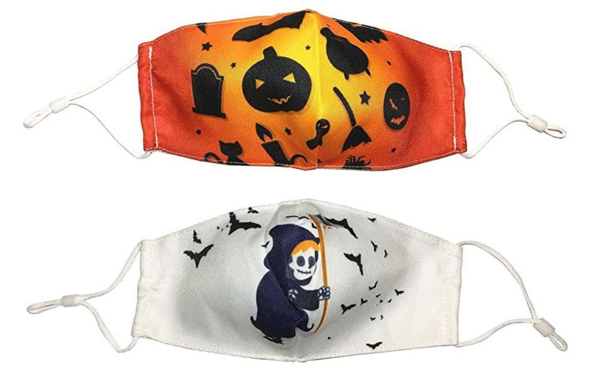 Masques Halloween : des masques de protection rigolos pour chasser les bonbons ?