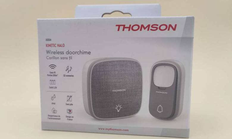 Thomson Kinetic Halo : un carillon sans fil minimaliste, mais très pratique !