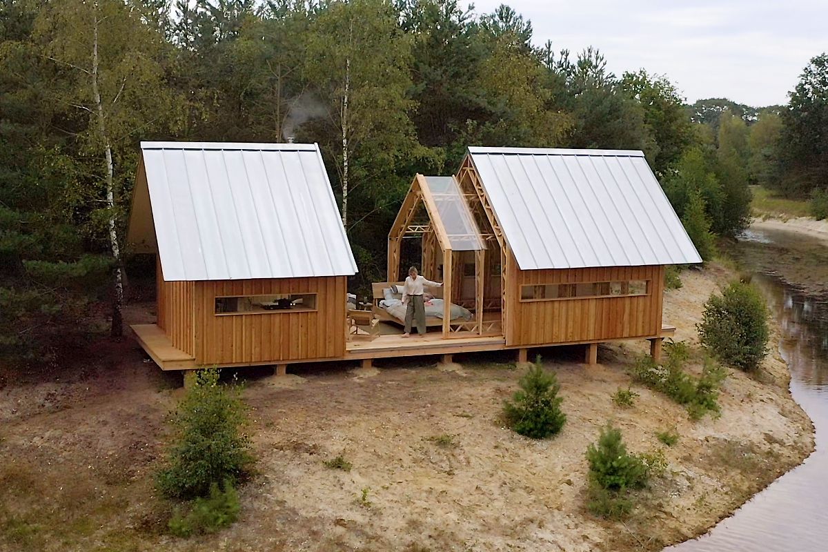 Cabin AnnA : cette incroyable Tiny House s'ouvre et se ferme en fonction de vos envies