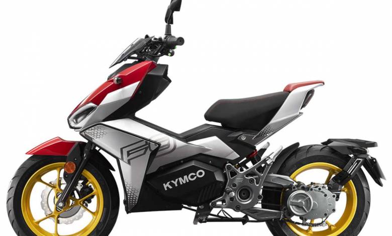 KYMCO (F9) dévoile un puissant scooter électrique au look très agressif !