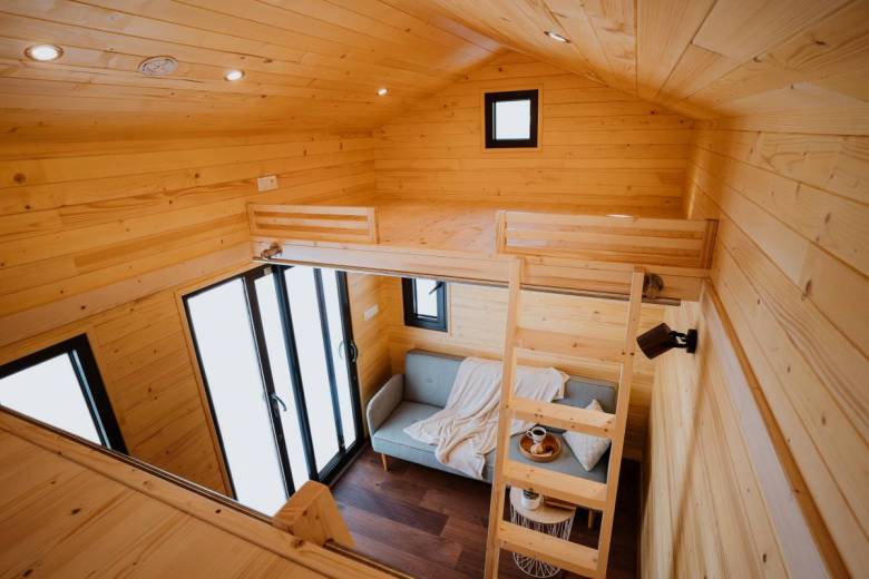 Une Tiny House Quadrapol.