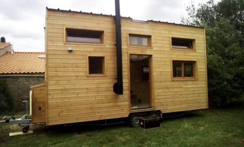 Tiny-House : cet artisan du Mans fabrique des petites maisons sur roues, et c'est un succès !