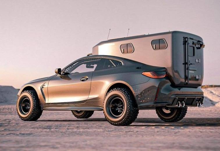 BradBuilds : un jeune artiste américain transforme une BMW M4 en camping-car !