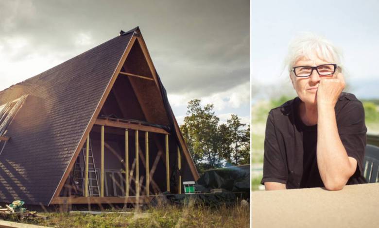 Autoconstruction : une architecte de 65 construit une adorable "maison en A" pour seulement 35 000 euros