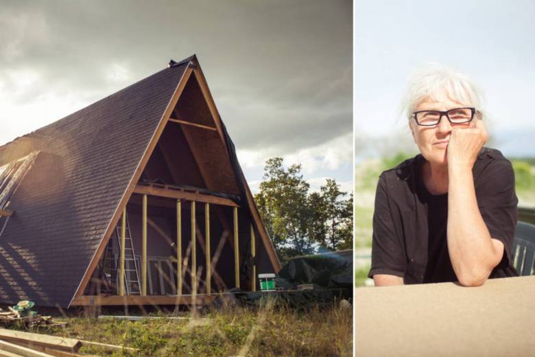 Autoconstruction : une architecte de 65 construit une adorable "maison en A" pour seulement 35 000 euros