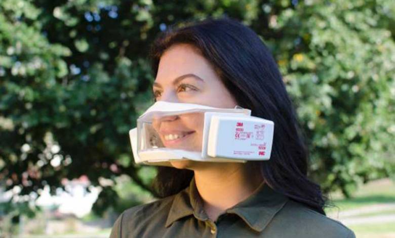 Covid-19 : en plus d’être transparent, ce masque inclusif est imprimé en 3D