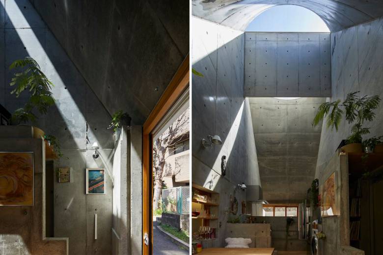 Un architecte japonais construit se propre micromaison au milieu de deux immenses bâtiments à Tokyo