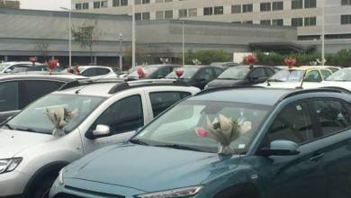 Une fleuriste dépose 400 bouquets invendus sur les voitures du personnel de l'hôpital de Perpignan