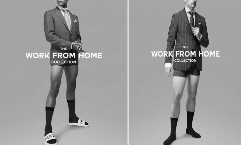 Une tenue "spéciale" pour le télétravail ? C'est ce que propose cette marque canadienne pour homme !