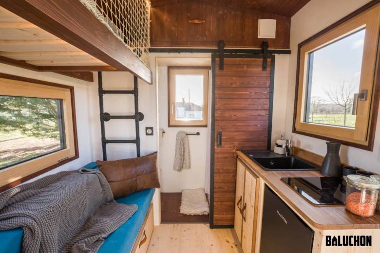 Tiny House Nano : cette petite et mignonne maison sur roues de Baluchon a tout d'une grande !