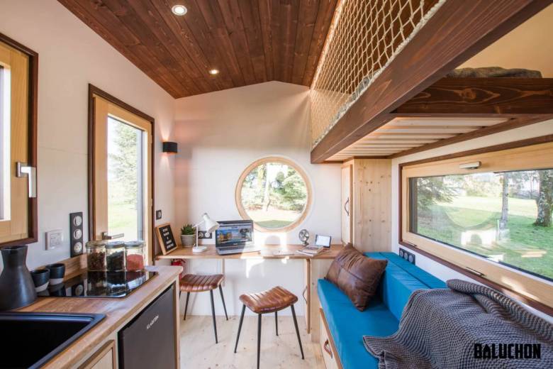 Tiny House Nano : cette petite et mignonne maison sur roues de Baluchon a tout d'une grande !