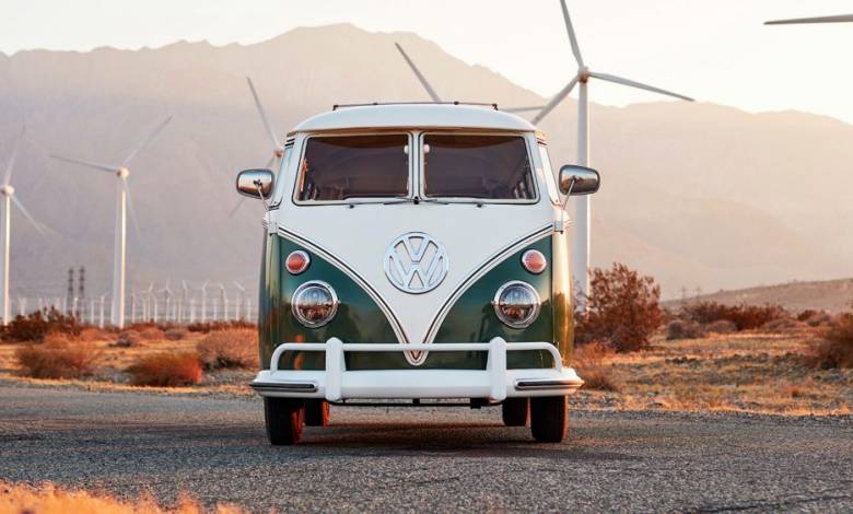 Retrofit : une tombola en ligne pour gagner un magnifique Combi Volkswagen électrifié par une batterie Tesla